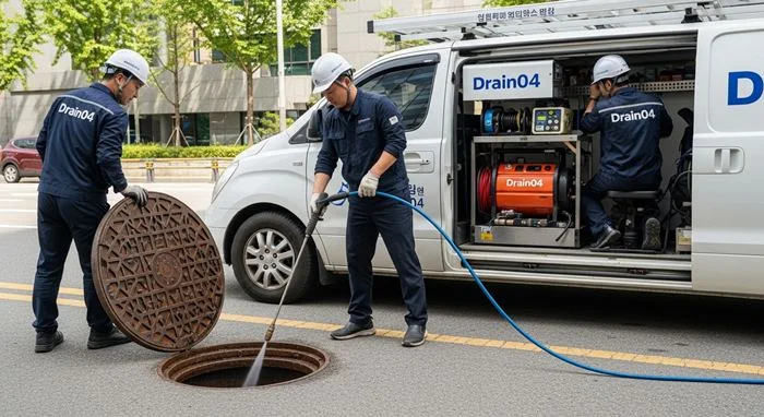 안산 와동 하수구막힘 빌라 필로티