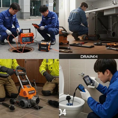 월피동 하수구막힘 주공 아파트