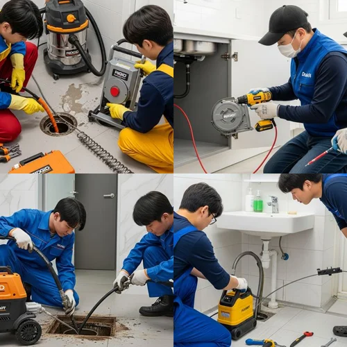 장상동 하수구뚫음 하수관 청소