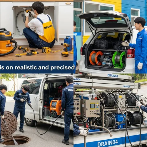 화정동 하수구막힘 가든 식당 배관