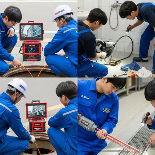 화정동 하수구막힘 가든 식당 배관