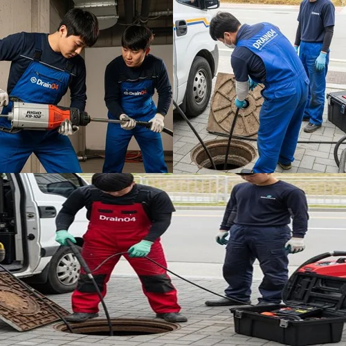 목내동 화장실 막힘 공장 화장실