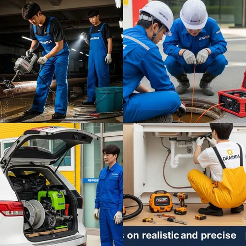 초지동 하수구막힘 아파트 단지