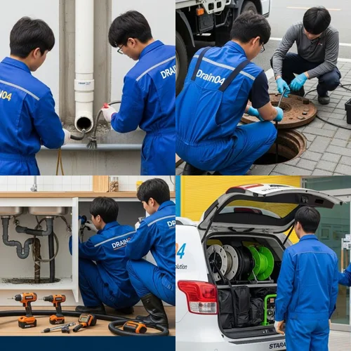 대부동 하수구막힘 펜션 바베큐장